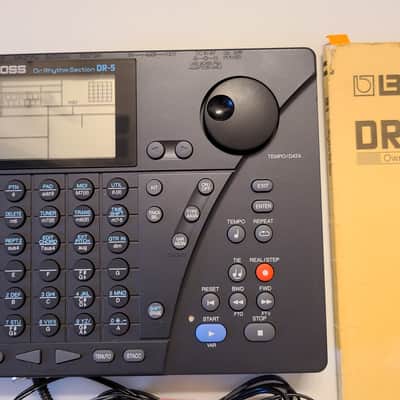 Cleaned Boss DR-5 with fresh internal battery, manual, power adapter. image 3