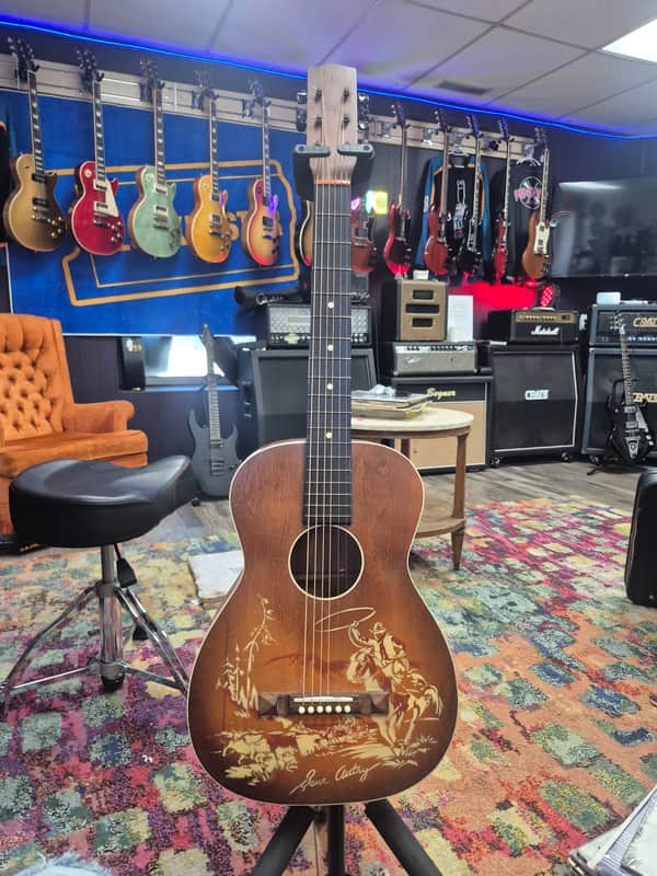 Gene Autry 1940s parlor guitar image 1