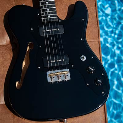 Fender Japan Parts Caster - Mojo Master - '72 Thinline Neck - w Premium Ash Body & Gibson P-90'sm - Pro Set Up w Perfect Frets/Action/Intonation! image 1
