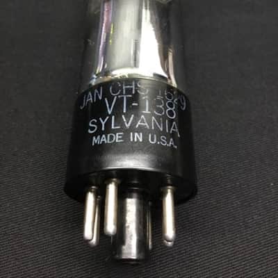 SYLVANIA JAN CHS 1629 VT 138 Magic Eye TUNING Vacuum Tube BRIGHT GREEN K.8917 image 1