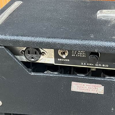Fender Twin Reverb  1969 - a very rare & desirable Silver Panel Twin Reverb w/factory JBL D120F speakers. image 9