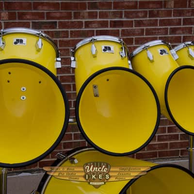 Vintage North Yellow 6 Piece Drum Set with Gibraltar Rack image 7