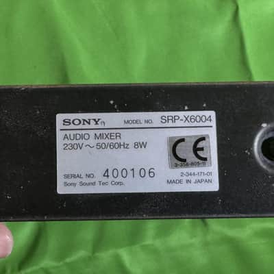 Sony Audio Mixer SRP-X6004 image 5