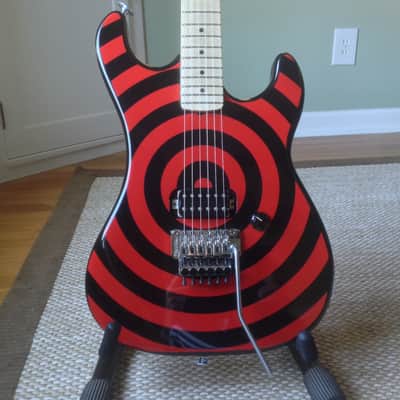 Kramer Music Yo 1984 early 2000's Red/Black Bullseye image 1