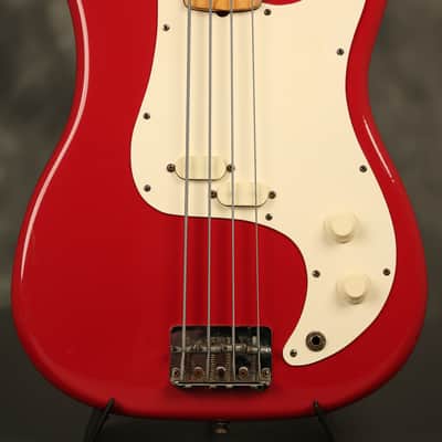 1983 Fender Bullet Bass Deluxe B-34 long scale Red image 1