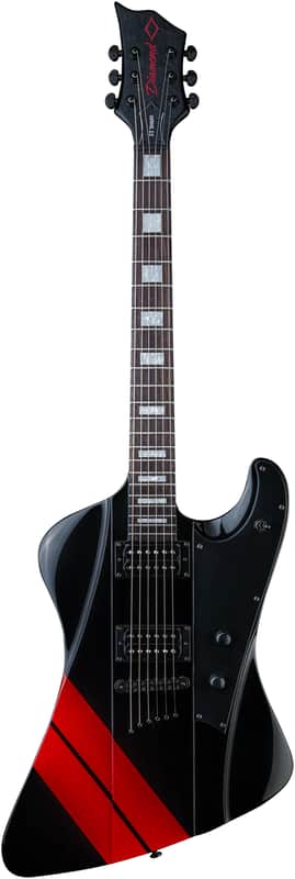 Diamond Hailfire ST Black With Red Stripes