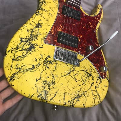 Ibanez GIO custom paint // Tortoise Pickguard with Ibanez Quantum pickups image 10