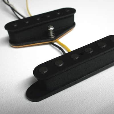 Telecaster Broadcaster A2 SET Bridge & Neck Hand Wound Fits Fender Tele Guitar by Q pickups image 2