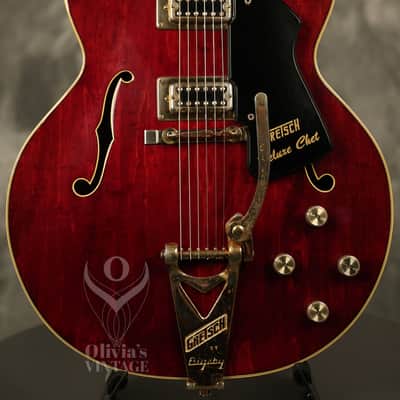 1972 Gretsch 7680 Deluxe Chet Atkins Autumn Red image 1