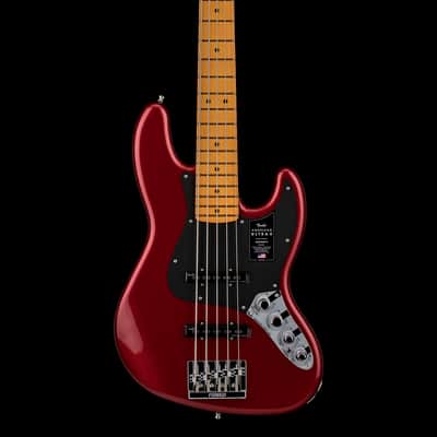 Fender American Ultra II Jazz Bass V - Sinister Red #23006 image 3