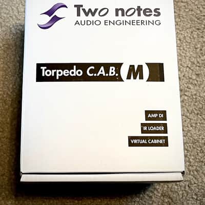 Two Notes Torpedo C.A.B. M Speaker Simulator / Amp DI 2019 Used Mint - White w/original box, power supply, cable, etc. image 4