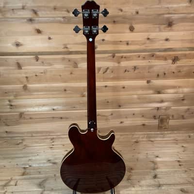 Epiphone Jack Casady Left-Handed Electric Bass Guitar - Metallic Gold image 5
