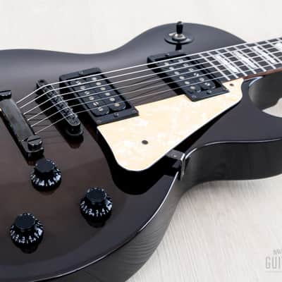 1990s Burny Joe Perry Signature LG-75JP Black Burst w/ VH-1, Fernandes Japan image 6