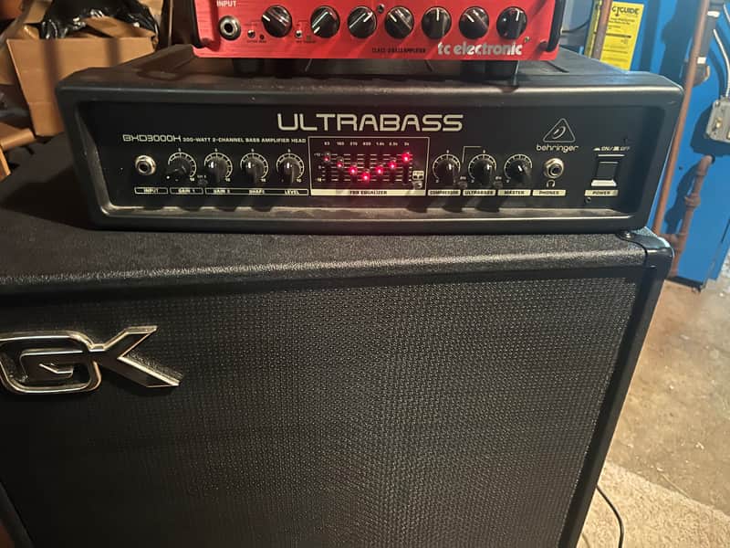 Behringer BXD3000H 300W 2-Channel Bass Amp Head 2010s - Standard image 1