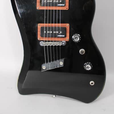 De Armond Jet Star Special P90s Gloss Black Finish Electric Guitar image 2