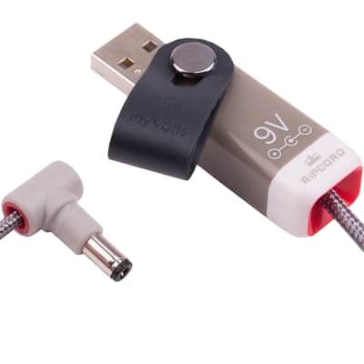 Ripcord USB to 9V TC Electronic Flashback Mini Effects pedal-compatible power cable by myVolts image 14