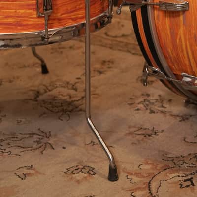 Ludwig 13/16/22/5x14" Super Classic Drum Set - 1970s Mod Orange image 11