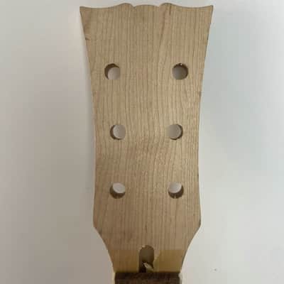 Unfinished Les Paul LP Style Guitar Maple Neck, 22 Frets Rosewood Fingerboard image 2