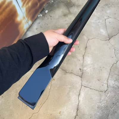 Round stainless steel 22 frets White binding black gloss Maple guitar neck 25.5inch hole 10mm sr image 3