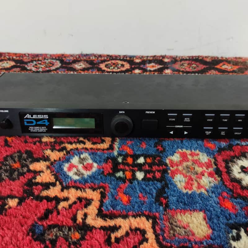 1990s Alesis D4 Drum Module Black