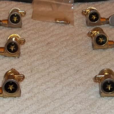 Vintage Gotoh "Star" Tuners 1970s Gold image 3