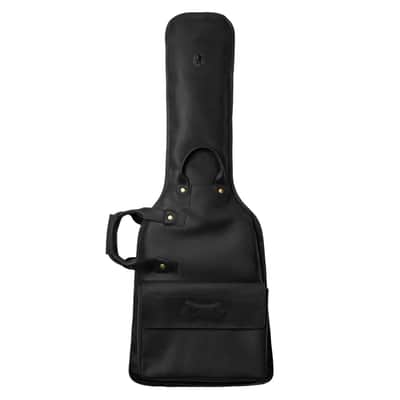 Levy's Solera Premium Leather Electric Guitar Gig Bag - Black image 1