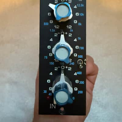 API 550B 500 Series 4-Band Equalizer Modules.  Matched Pair. 1990 - Present - Black image 10