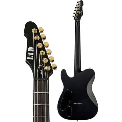 ESP LTD Alan Ashby AA-1 Electric Guitar Regular Black Satin image 4