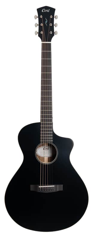 Cort CORE-MC Ovangkol Black Top Semi Gloss w/Gigbag (B Stock) image 1