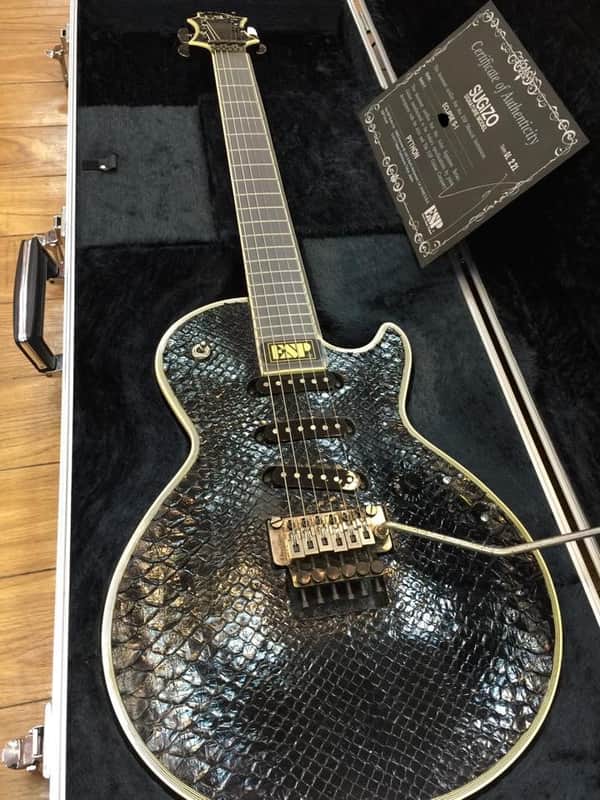 ESP Eclipse S-1 Python Sugizo Signature model 2000 Black | Reverb