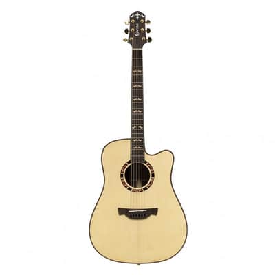 Crafter STG D22CE PRO Stage Series Dreadnought Cutaway Solid Spruce Top Mahogany Neck 6-Acoustic-Electric Guitar image 3