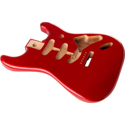 Fender Classic Series 60's Stratocaster® SSS Alder Body Vintage Bridge Mount, Candy Apple Red, 0998003709 image 2