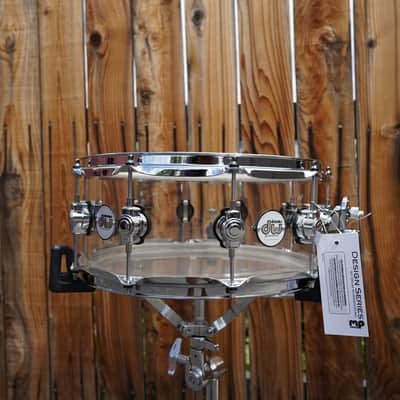 DW Design Series - Clear Acrylic - 6x14 Snare Drum [2025] image 1
