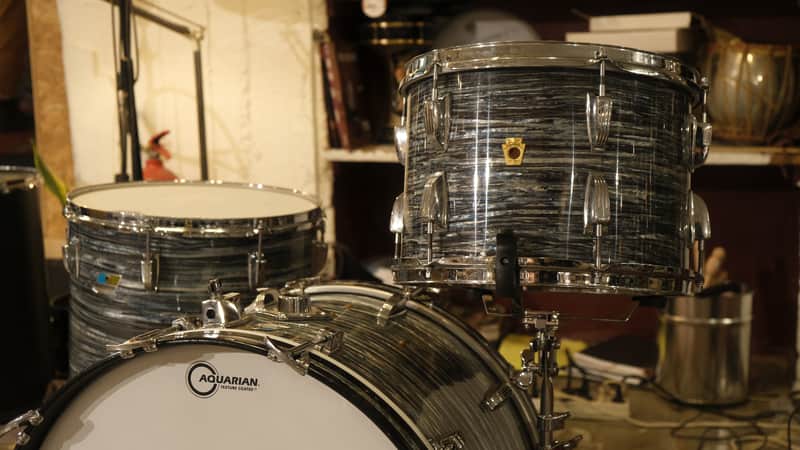 Ludwig Super Classic 22/13/16 Blue Oyster Pearl Late 60s/Early 70s image 1