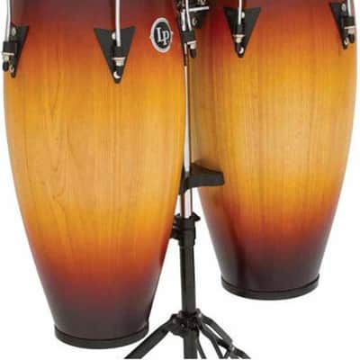 Latin Percussion LP646NY-VSB City Series Conga Set With Stand (Sunburst) image 2