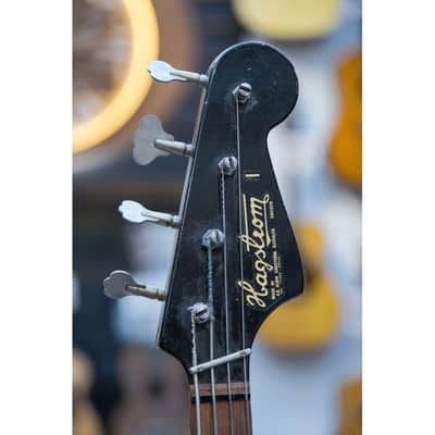 1966 Hagström Kent 1-B Bass red image 3