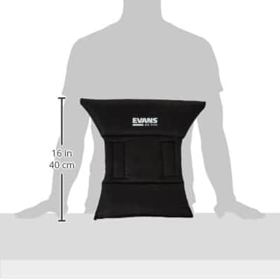 EQ Pad Bass Drum Dampeners - Bass Drum Sound Dampening - Attaches to Drum Shell - Adjustable, Hinged - Controls Attack & Sustain - Great for Close Drum Mics - 1 Multi-Use Pad image 3
