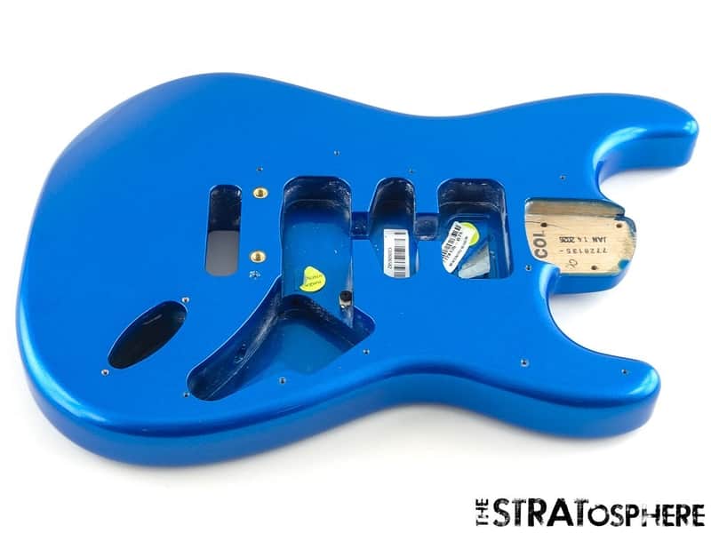 Fender American Ultra II Stratocaster Strat BODY, USA Alder Noble Blue image 1