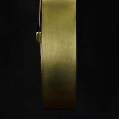 National Reso-Phonic Raw 14 Fret Brass Roundneck Resonator image 6