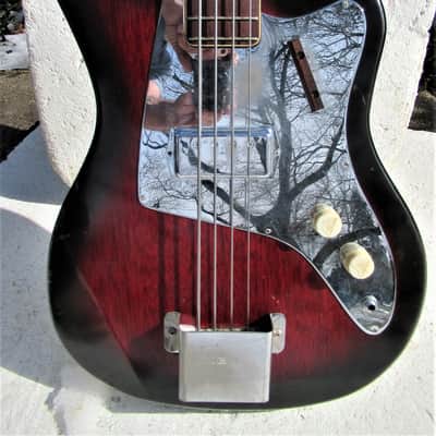 Kent  Basin St Bass Guitar, 1960's, Japan,  34" Scale, Very Cool image 3