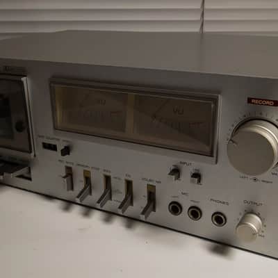1982 TEAC CX-350 Silverface Stereo Cassette Deck New Belts & Serviced 08-2021 Very Good #290 image 6