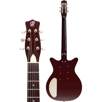 Danelectro TRIPLE DIVINE - DKBU Double Cutaway Shorthorn Shape Semi-Hollow Body C Shape Neck 6-String Electric Guitar image 6