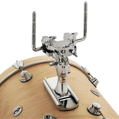 DW DWCP9900BD 9000 Series Bass Drum Double Tom Mount Chrome image 2