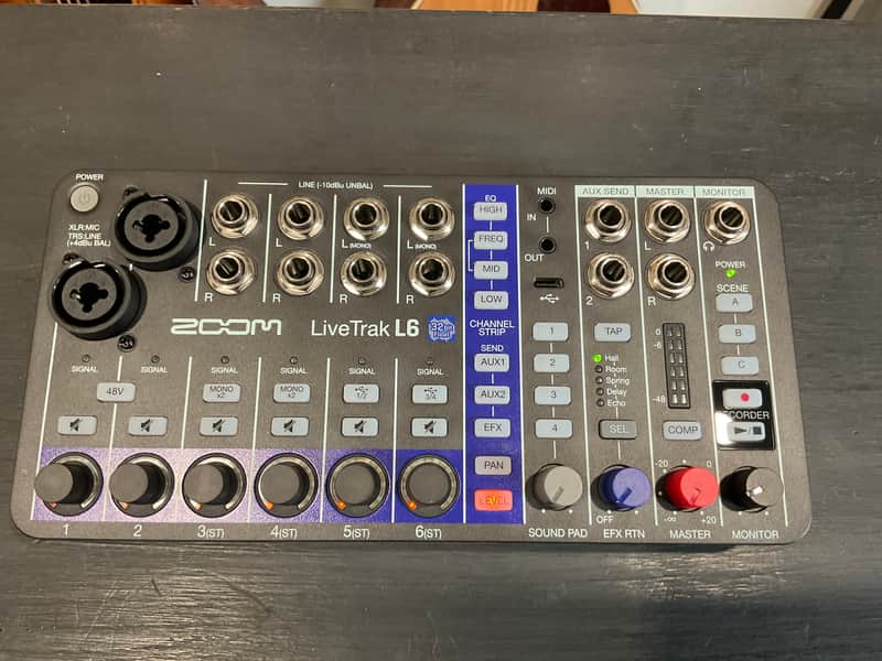 Zoom LiveTrak L6 10-Track Digital Mixer/Recorder image 1