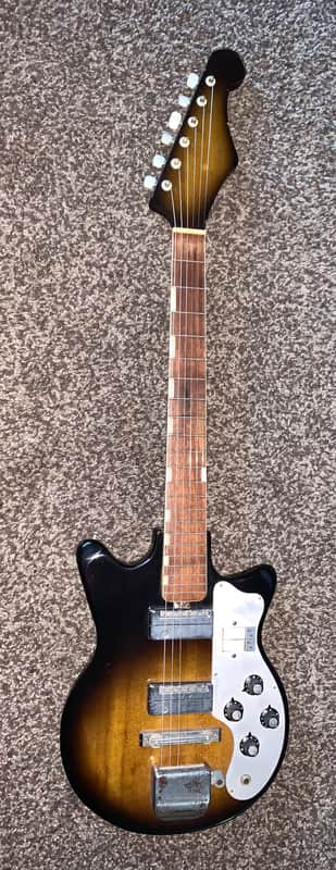 Vintage Teisco del ray Model wg Electric guitar made in japan 1965 image 1