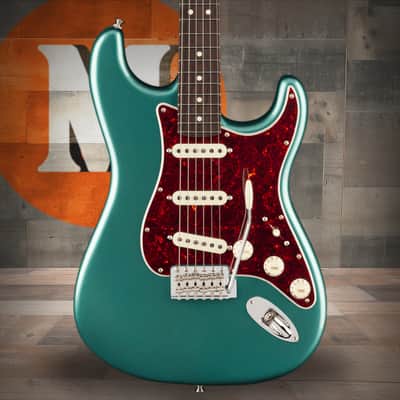 Fender American Professional Classic Stratocaster Rosewood Fingerboard - Faded Sherwood Green Metallic image 1