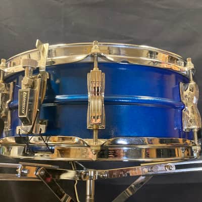 Ludwig - 5x14" Acrolite Snare Drum 1976–1978 - Blue image 9