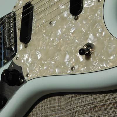 Fender American Performer Mustang Electric Guitar Satin Sonic Blue 2025 image 9
