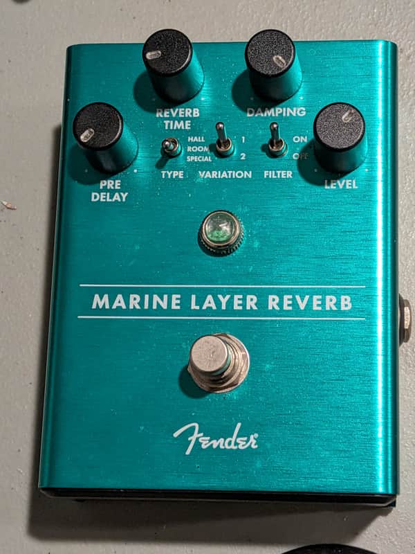 Fender Marine Layer Reverb 2018 - Present - Green image 1
