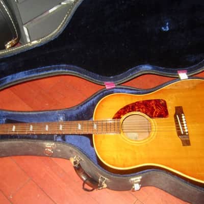 1965 Epiphone FT-79 Texan Sunburst w/ Original Hardshell Case image 10